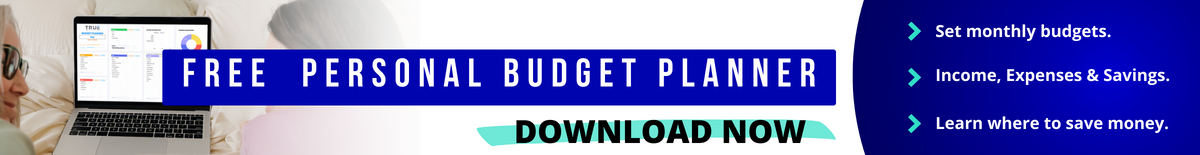 Free Budget Personal Planner - True Wealth