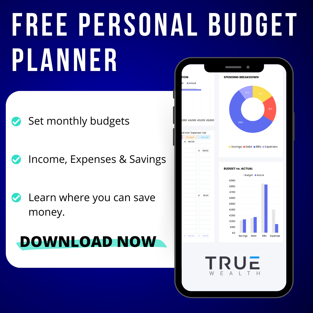 Free Budget Personal Planner - True Wealth